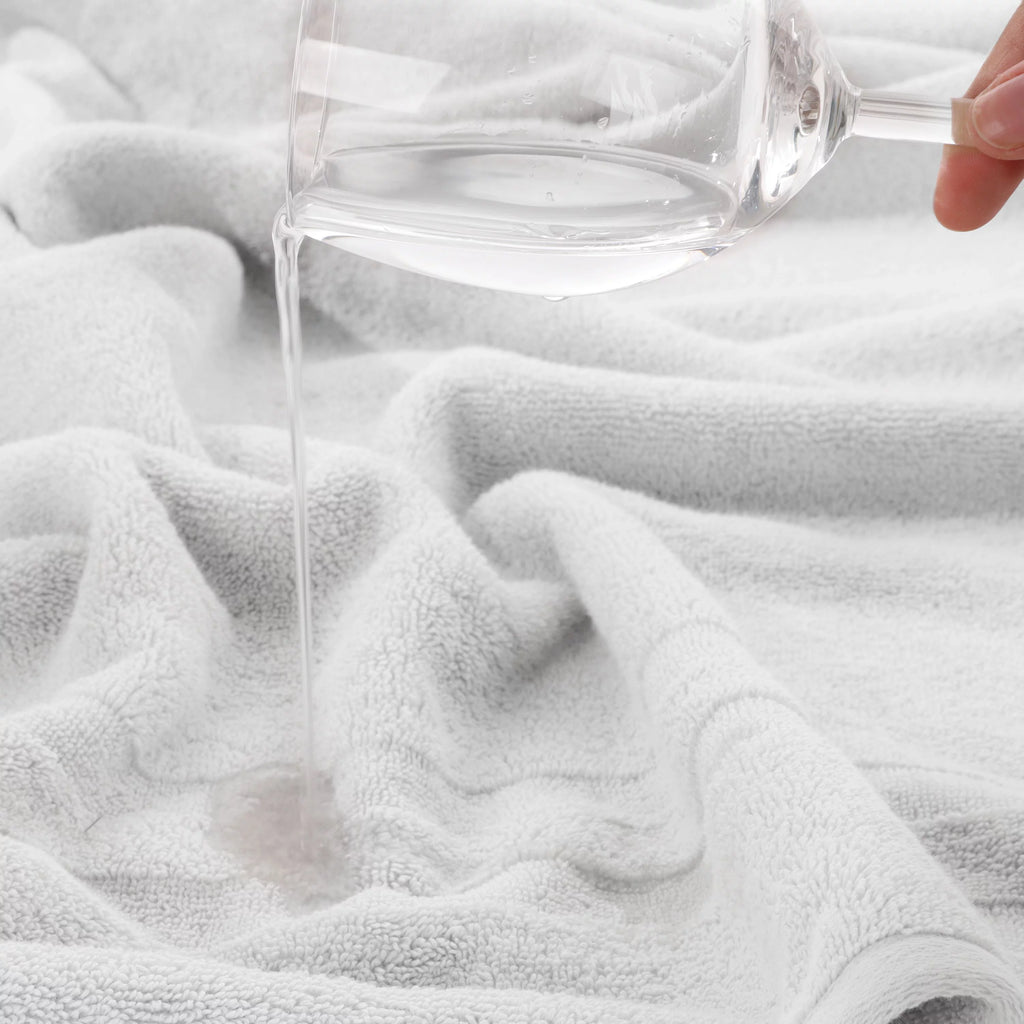 6 Piece 600 Gsm White Cotton Towel Set G705