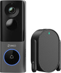 Wireless Video Doorbell Camera with Chime, 5MP UltraHD, 180-Day Battery Life, IP66 Waterproof M536