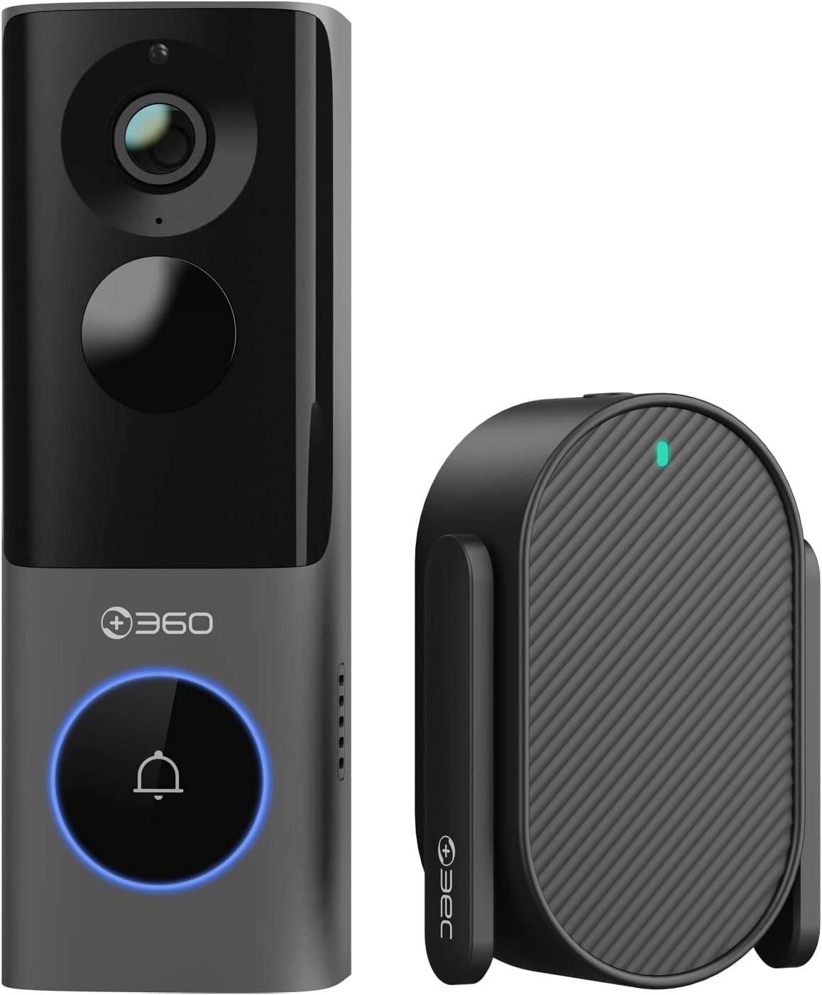 Wireless Video Doorbell Camera with Chime, 5MP UltraHD, 180-Day Battery Life, IP66 Waterproof M536