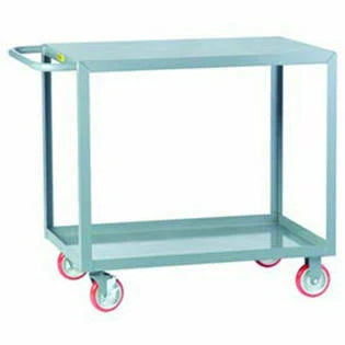 Service Cart with 2 Flush Shelves, 1200 lbs. Capacity V62077