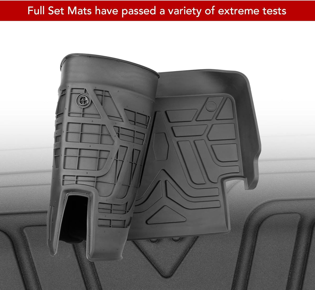 TPE Full Set Waterproof Floor Mats for Model 3 2021 2022 Y139