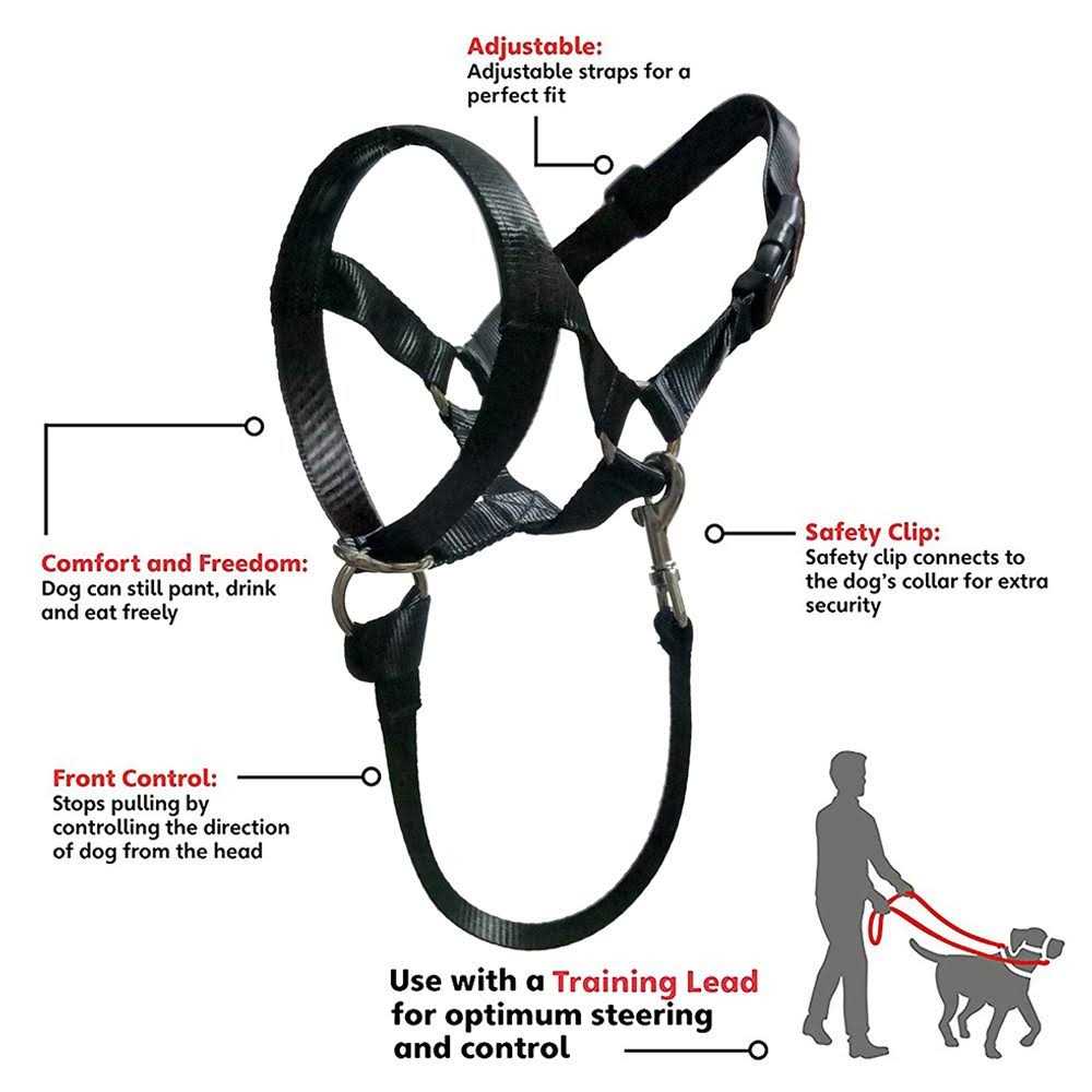 Dog Head Collar No Pull Training Tool F538733