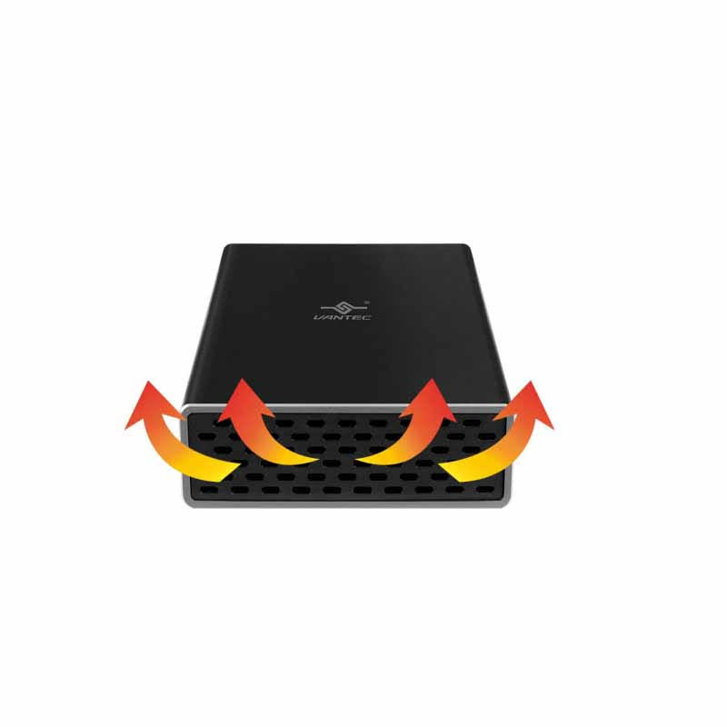 Black USB 3.0 Dual SATA SSD/HDD Raid Enclosure U789173