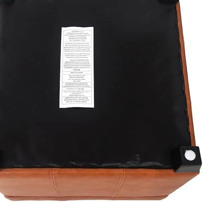 Square PU Leather Tufted Cube Ottoman O6068
