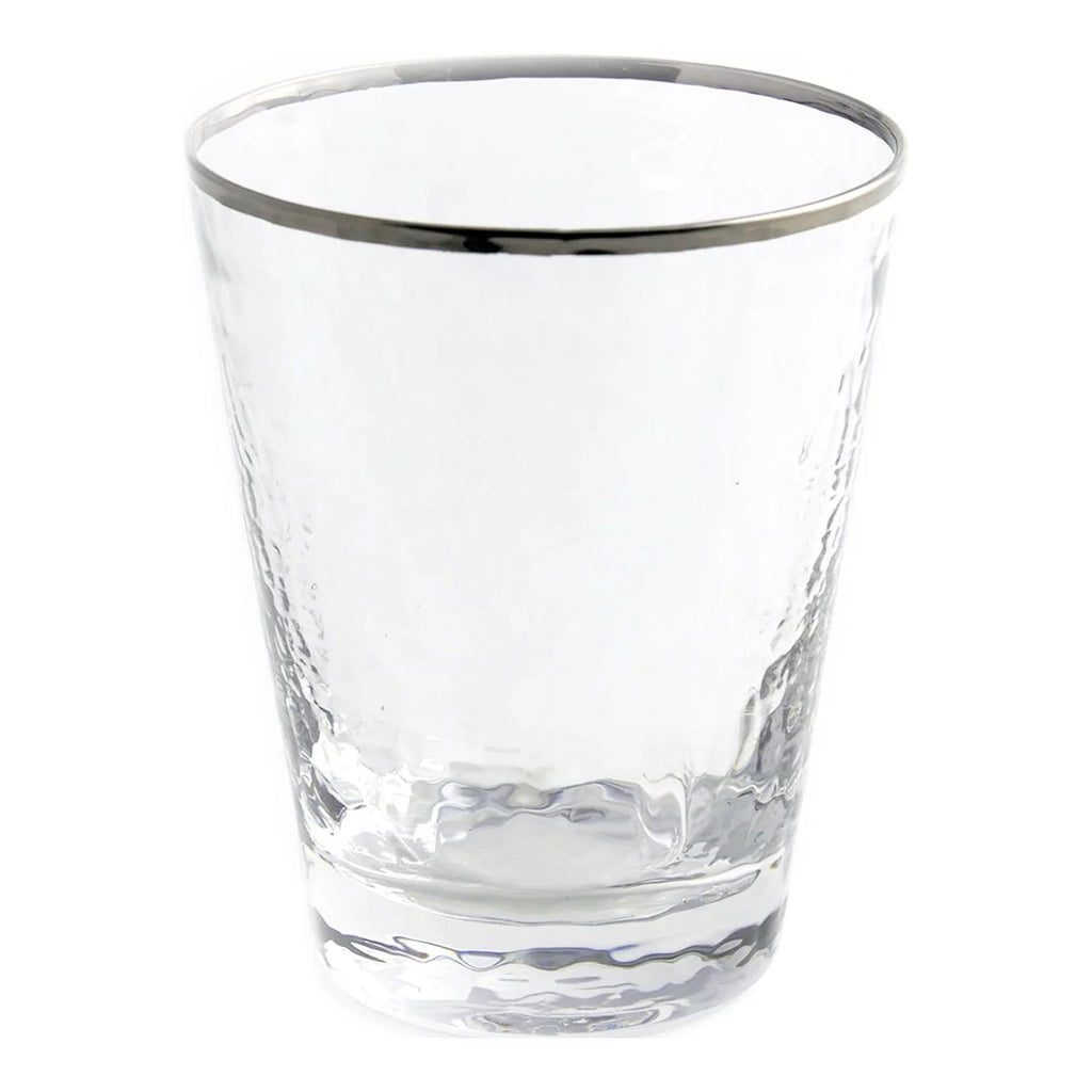 Metallic Rim Double Old Fashioned Set Z25686