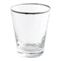 Metallic Rim Double Old Fashioned Set Z25686