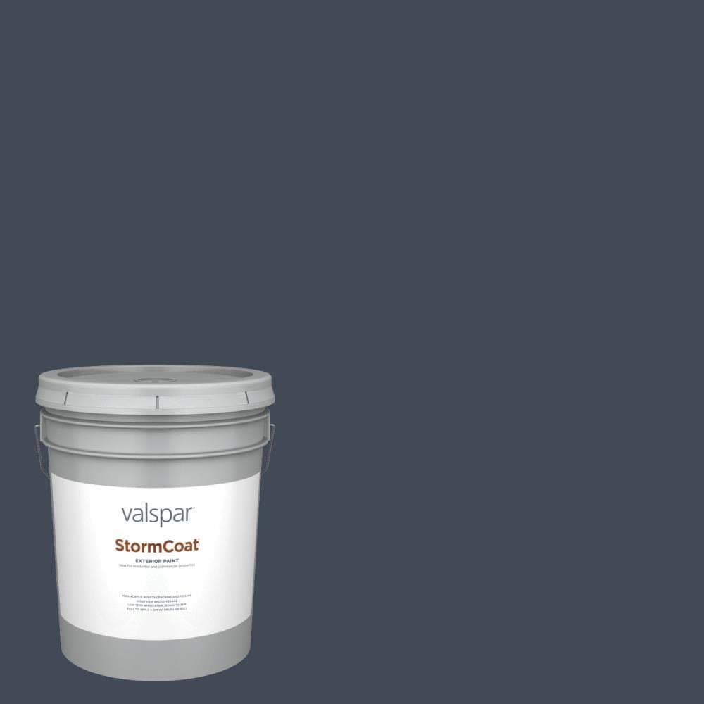 Satin Royal Navy Exterior Paint (5-Gallon) S48049