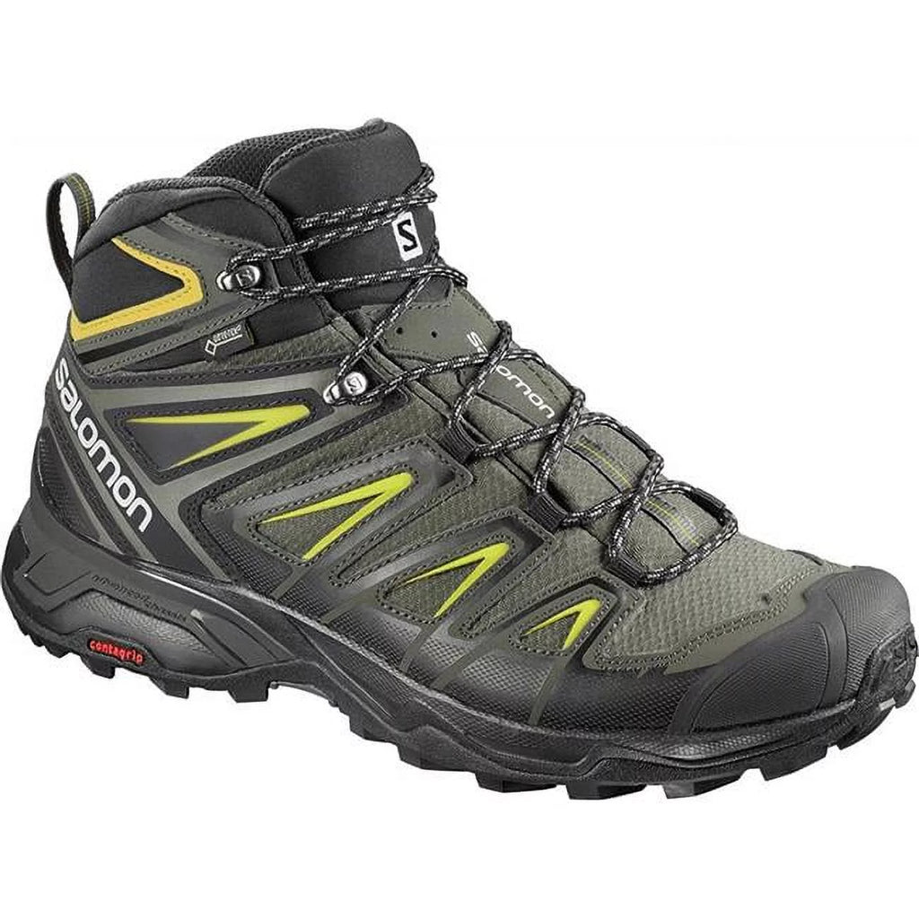 Gray Black Hiking Boots U22861