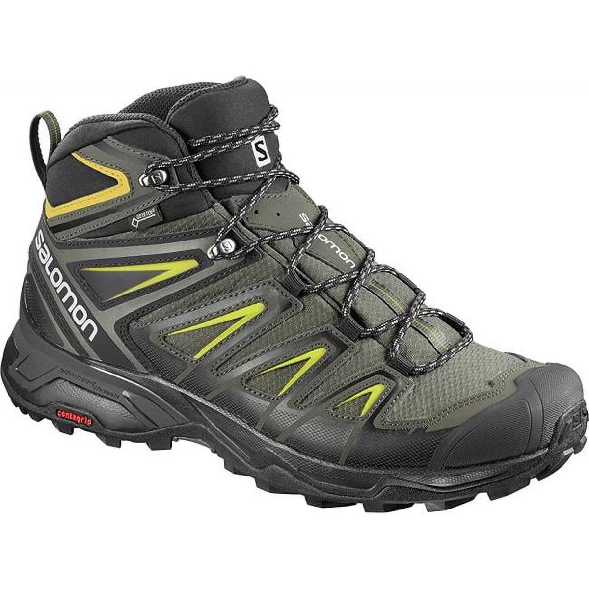 Gray Black Hiking Boots U22861