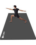 Extra Large 1/2 Thick Black Yoga Mat R27718