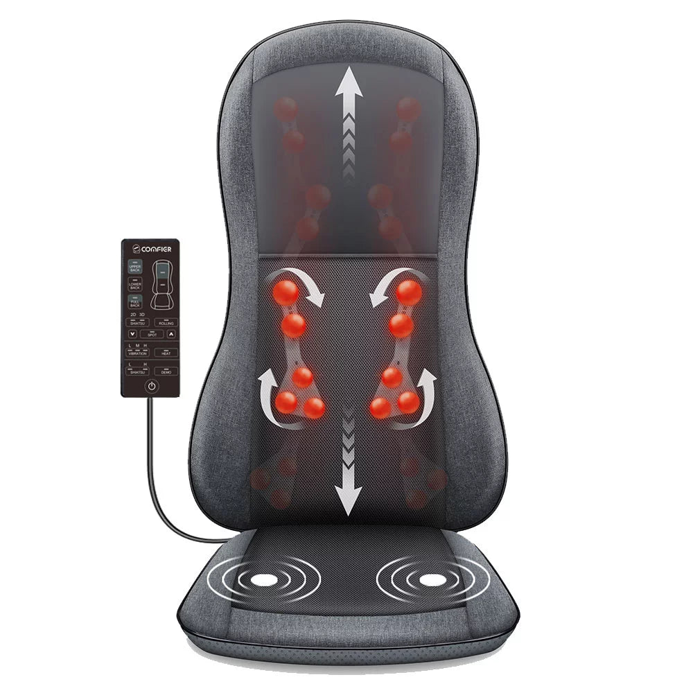 Shiatsu Back Massager with Heat 10 Massage Nodes Y97764