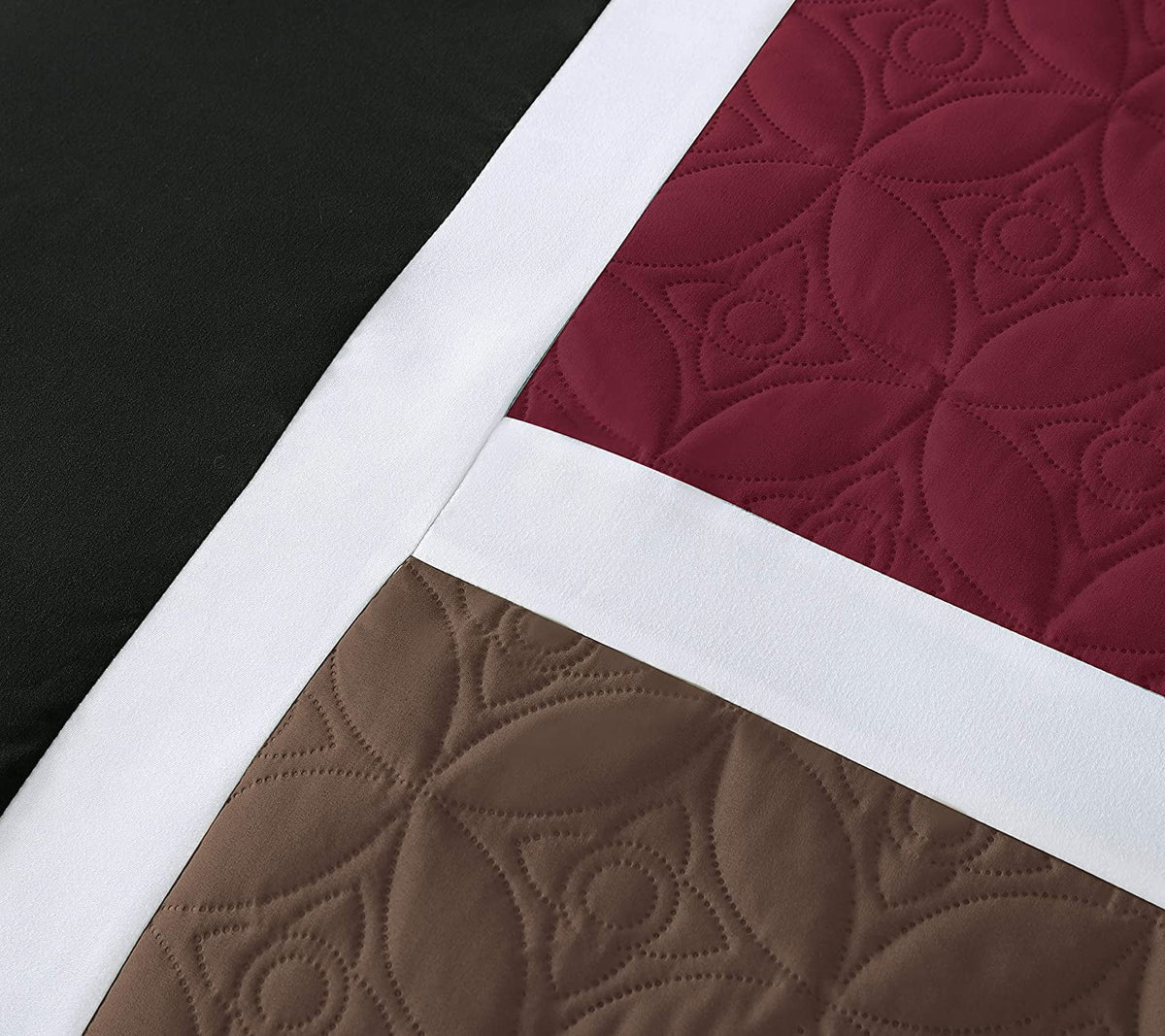 7-Piece Medallion Patchwork Comforter Set Queen U698