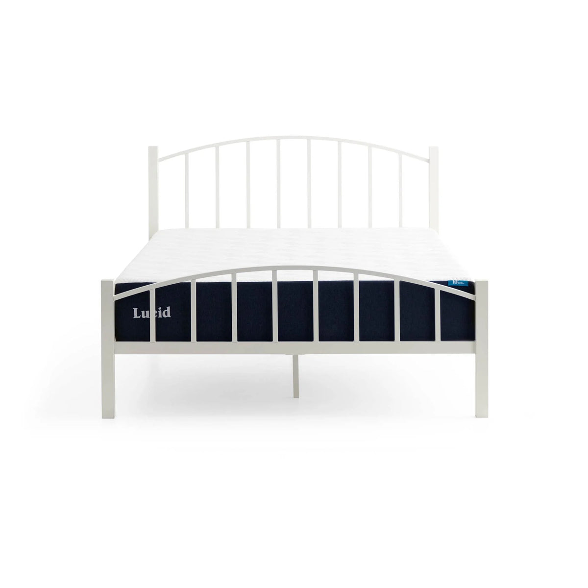 Black Metal Queen Platform Bed O17497