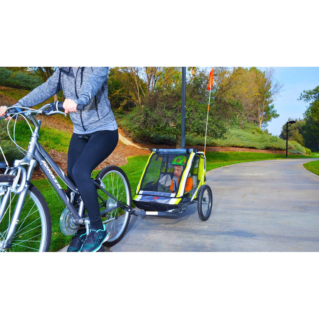 Red Bicycle Trailer for 2-Children I531842