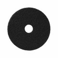 Black Stripping Floor Pad, 5/Case, Size: 19 S2219