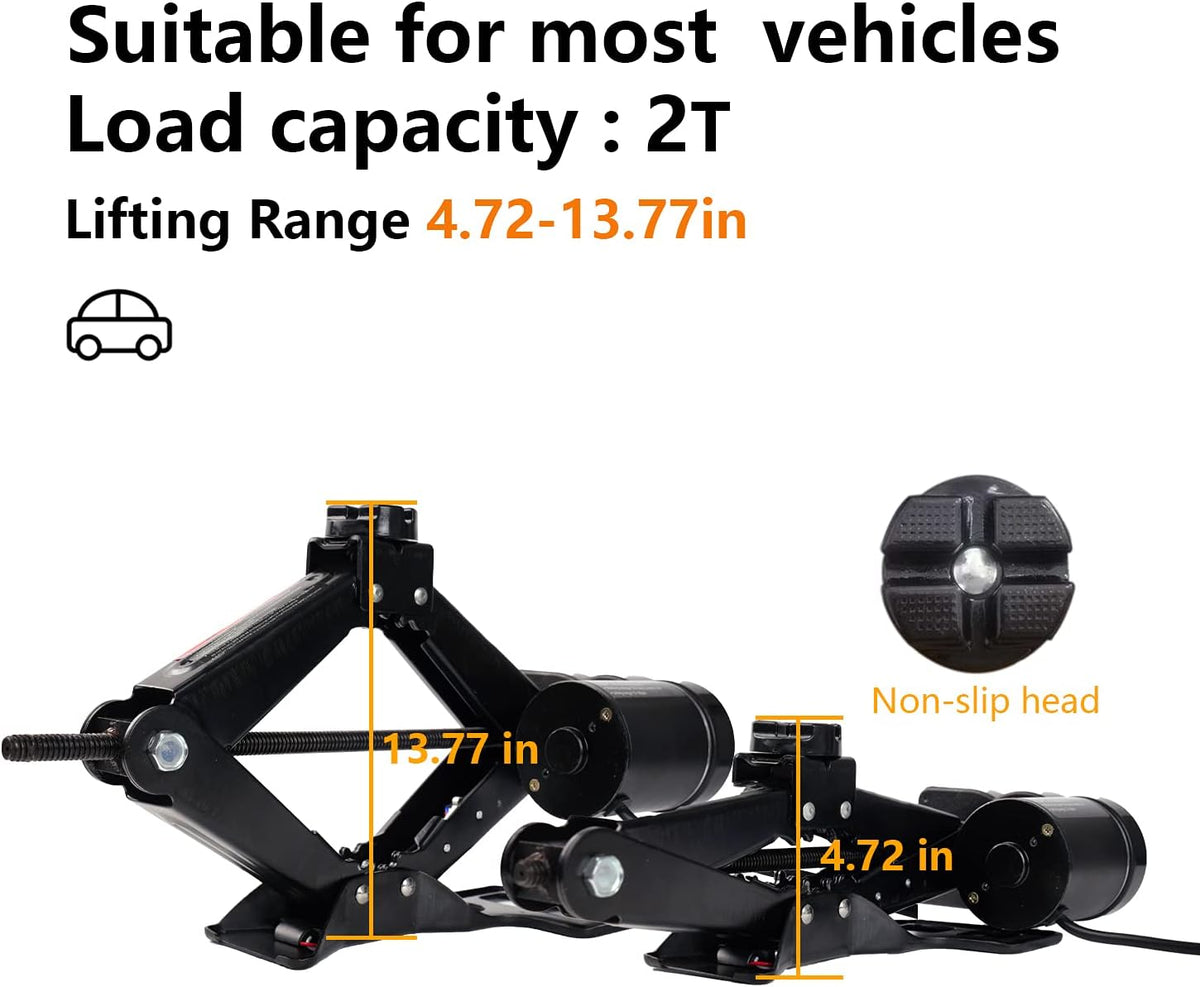 2 Ton Electric Car Jack Kit Pack of 2 M667