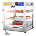 Commercial 3-Tier Food Warmer Display Case 750W Q793