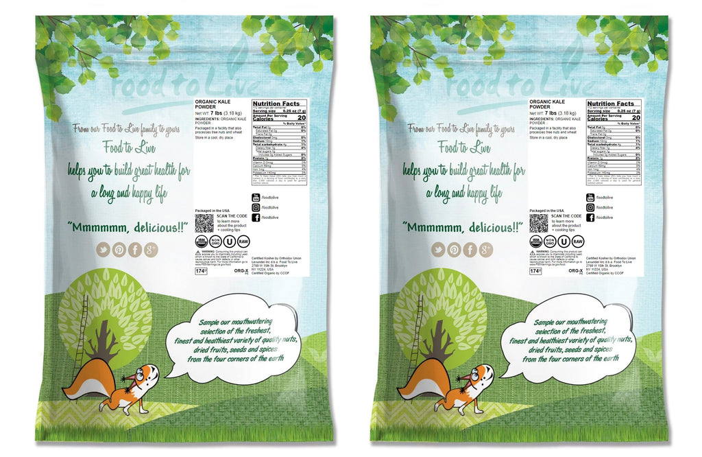 Organic Kale Powder, 14 Pounds S31850