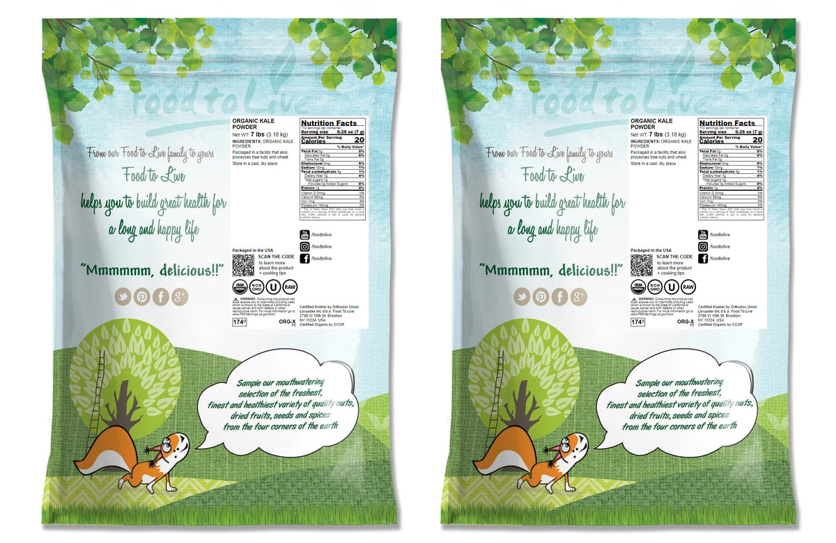 Organic Kale Powder, 14 Pounds S31850