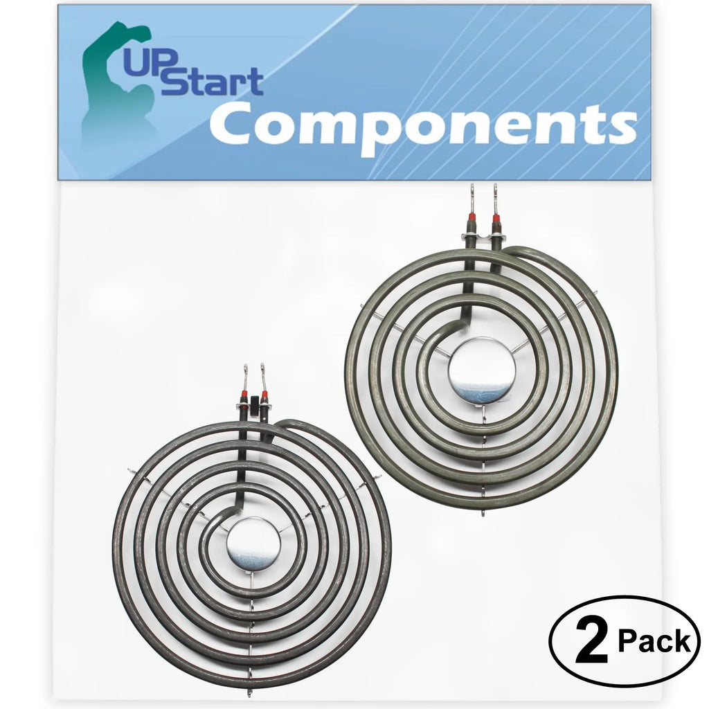 2-Pack 8 inch 5 Turns & 6 inch 4 Turns Surface Burner Elements for Range P8676