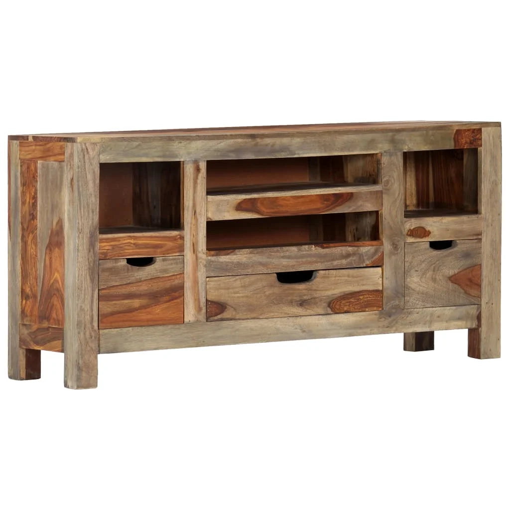 Grey Solid Sheesham Wood Sideboard M913827