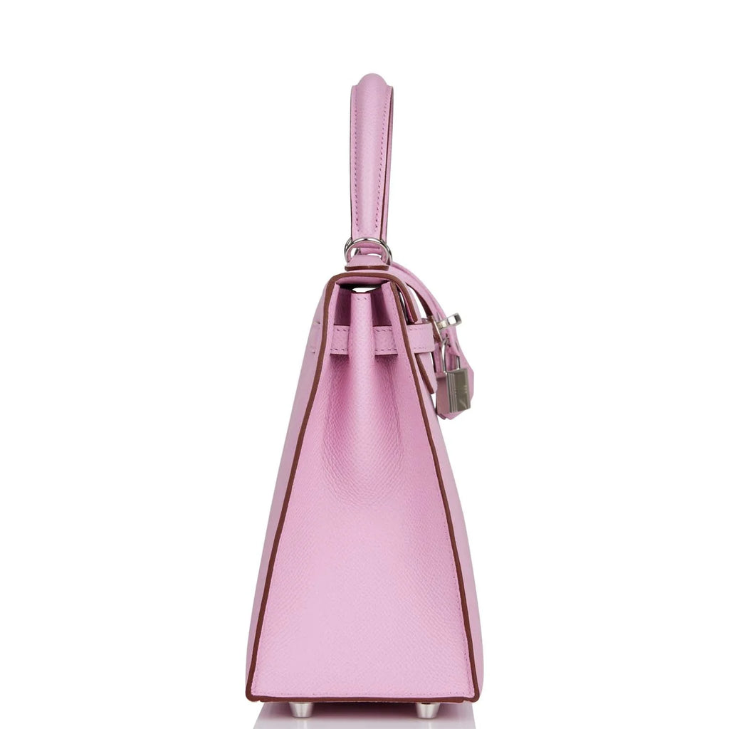 Mauve Sylvestre Epsom Palladium Hardware Handbag B9511