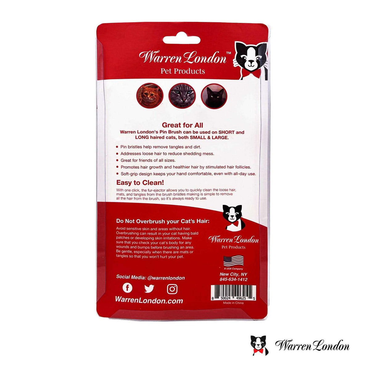 Cat De-Tangling Pin Brush N2250