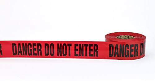 Red 3 mil Barricade Tape (Pack of 16) A9319