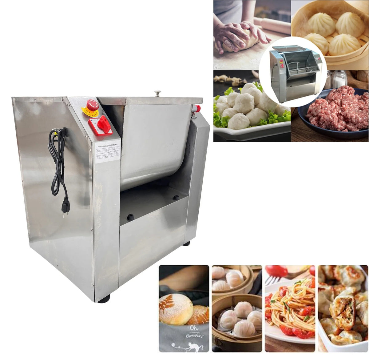 15KG Electric Dough Mixer Kitchen Equipment D7676