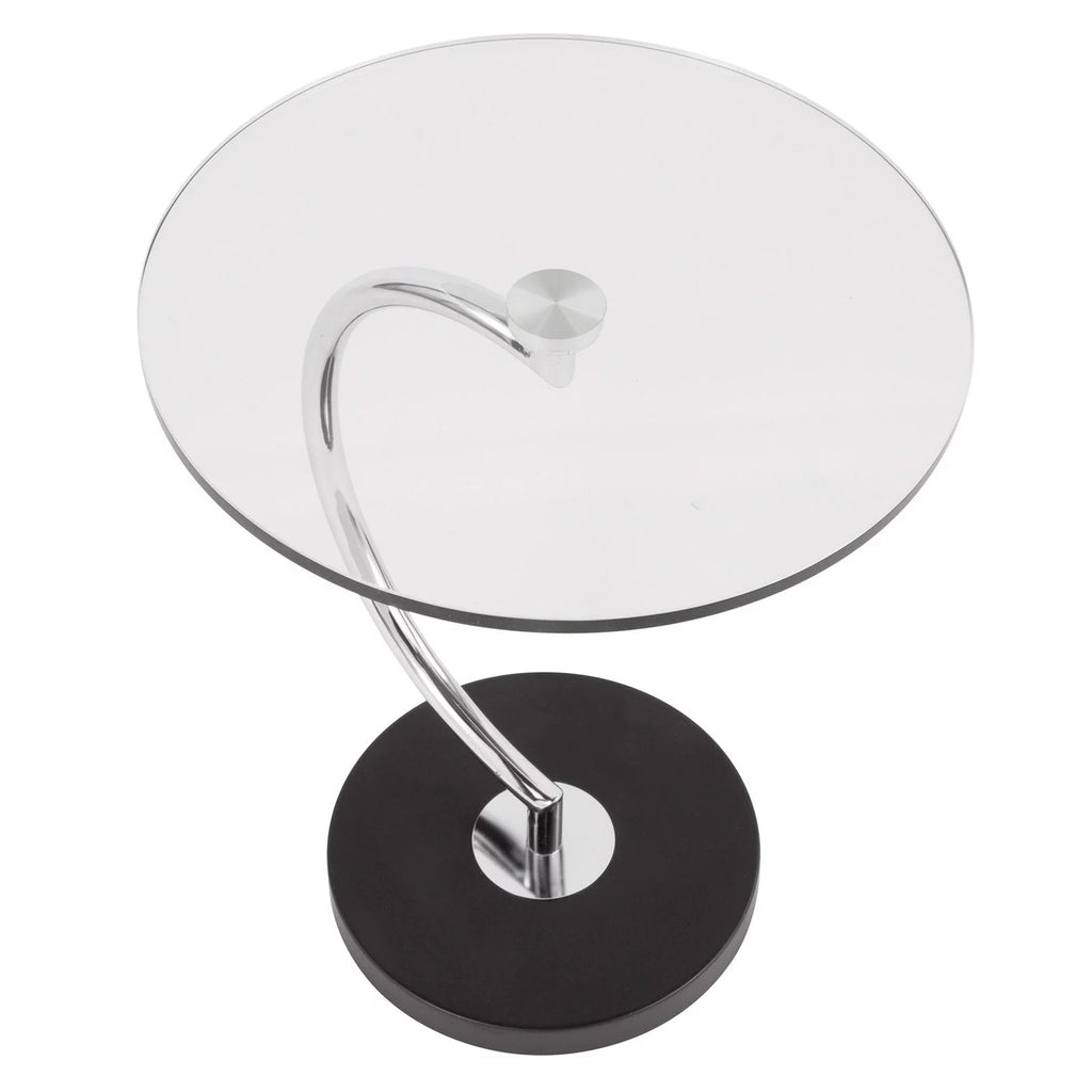Modern Contemporary Indoor C End Table Glass X5216