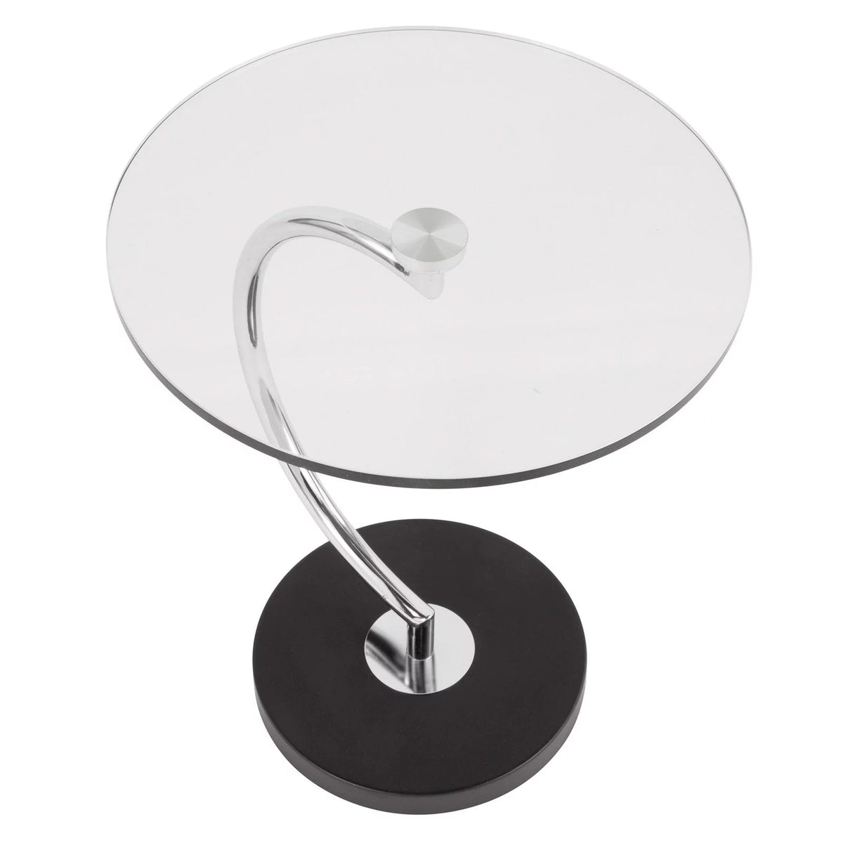 Modern Contemporary Indoor C End Table Glass X5216