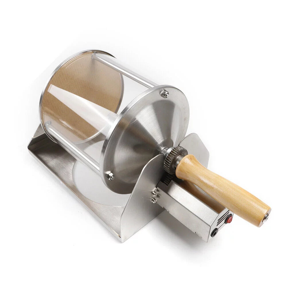 Glass Drum Coffee Bean Roaster with Handle W86224