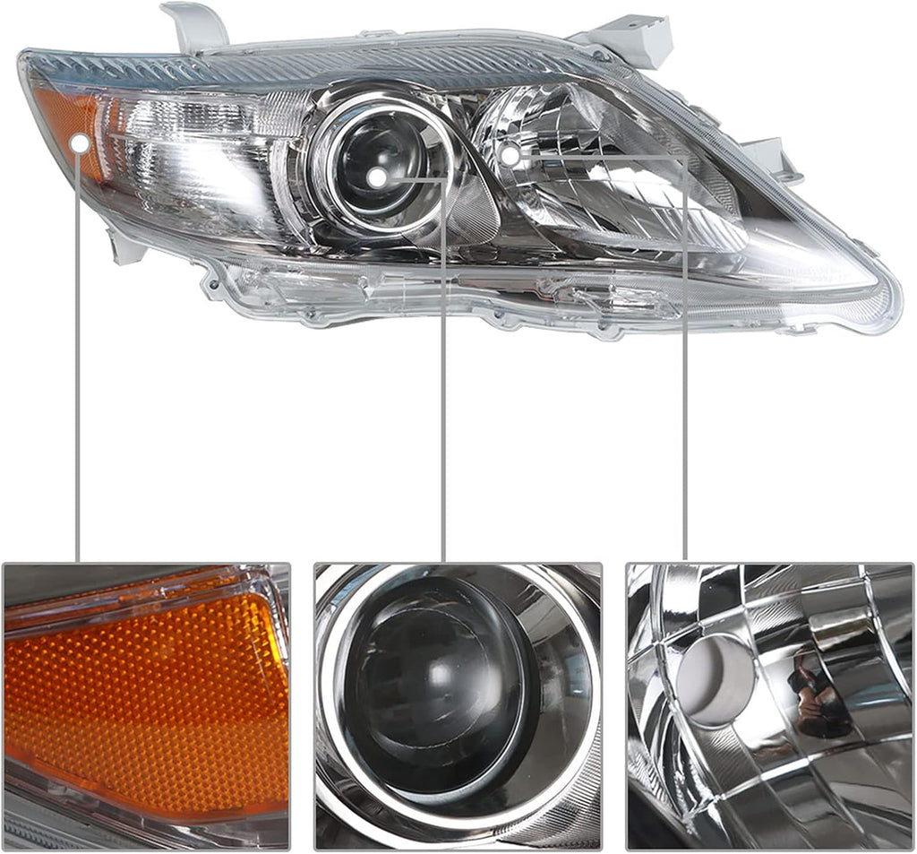 Headlights Pair for 2010 2011 Toyota Camry SE C278