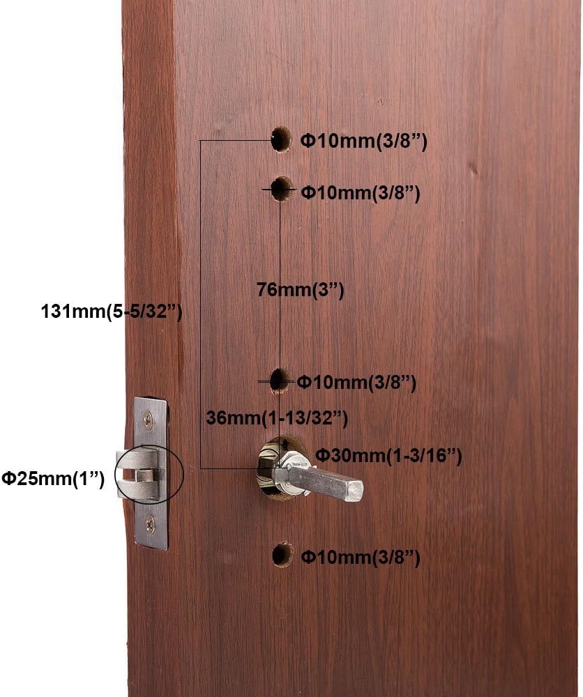 Keyless Mechanical Combination Door Lock Stainless Steel 304 Z818920