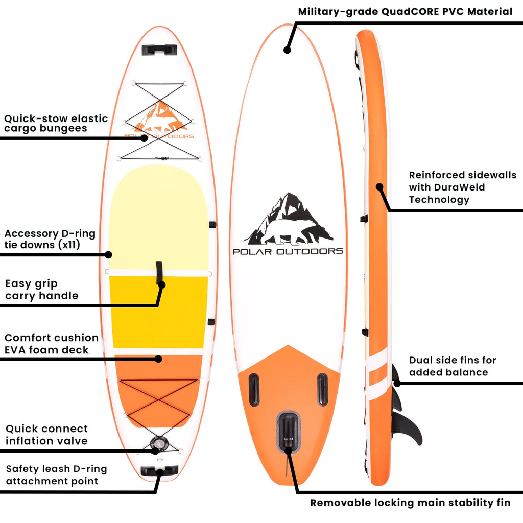 Inflatable Stand Up Paddle Board with Non-Slip Deck Q164137