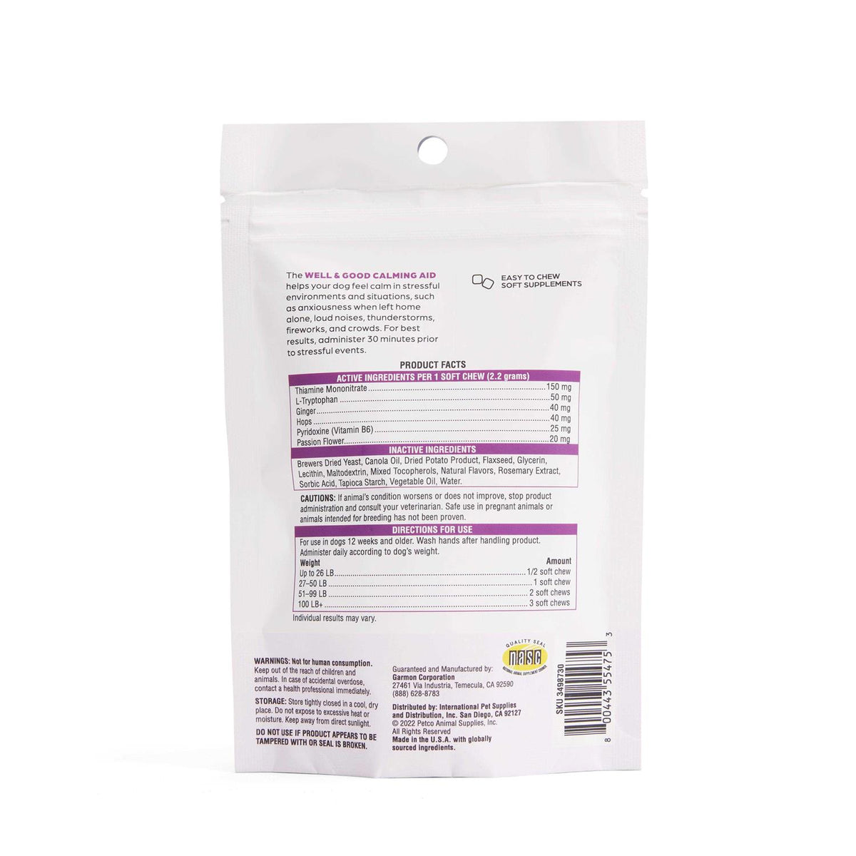 Calming Dog Chews J6762