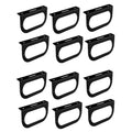 Black Taillight Mounting Brackets for 6" Oval Tail/Brake Light Powder Coated Trailer RV K932530