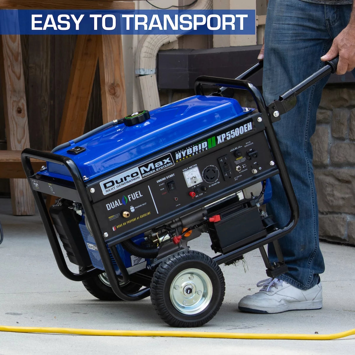 5500-Watt Dual Fuel Portable Generator R27526