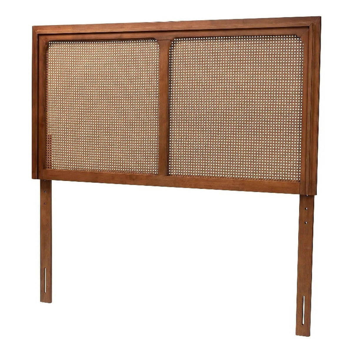 Wood & Rattan King Size Headboard L425561