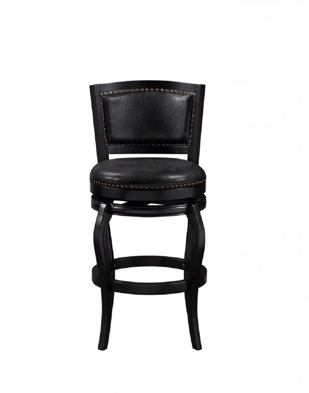 29" High Back Swivel Bar Stool - Black J4991