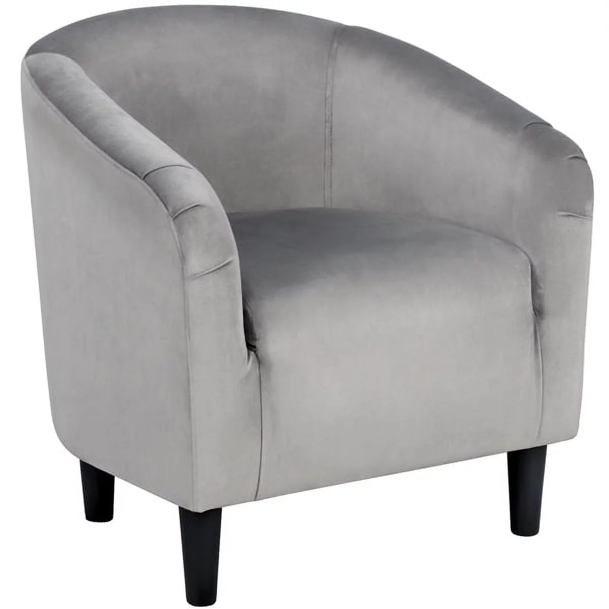Ivory Polyester Boucle Accent Chair C913041