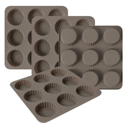 8 PCS 9 Cavity Non-stick Silicone Baking Mold G91649