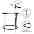 Glass End Table X660040