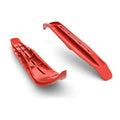Lava Red 7" Snowmobile Skis G467