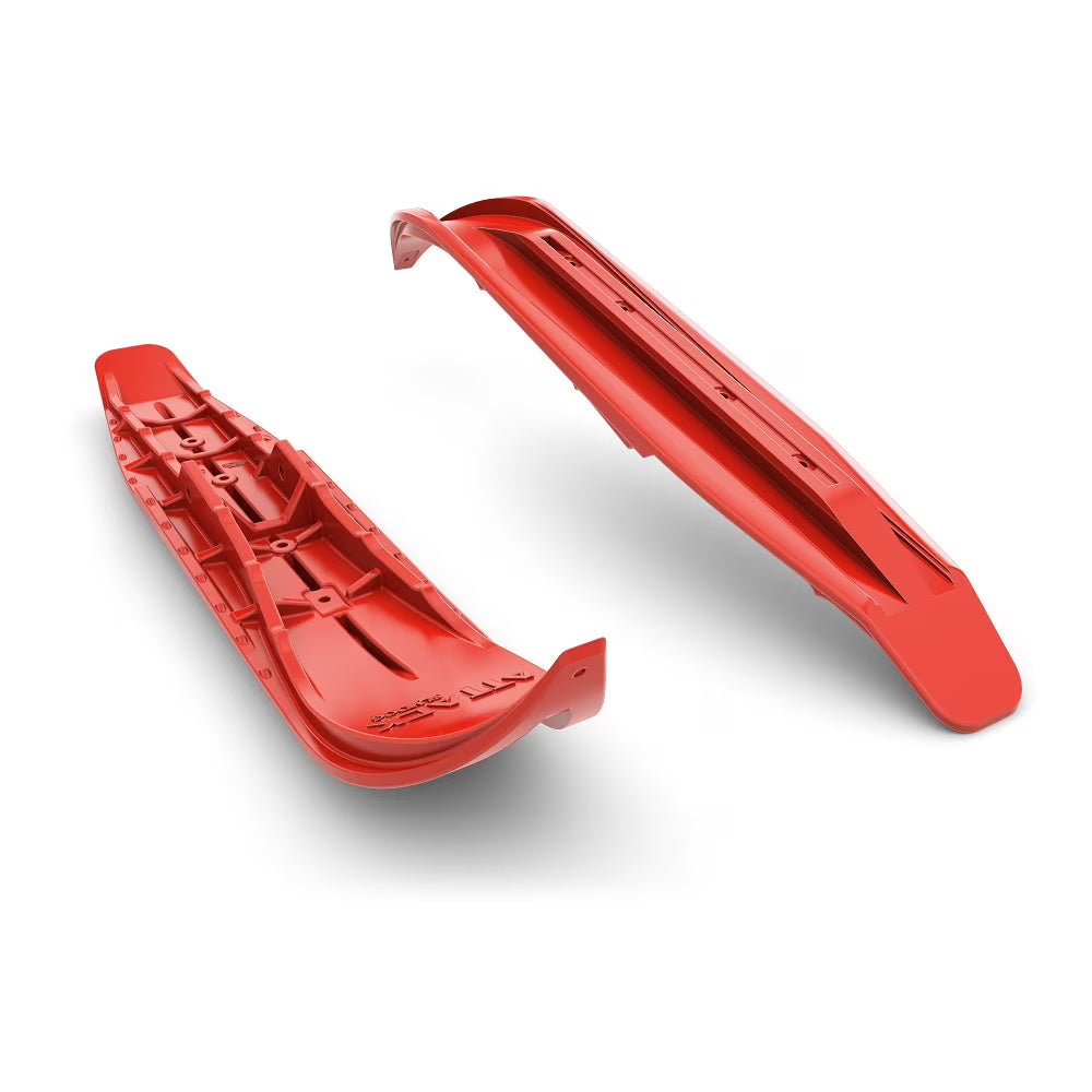 Lava Red 7" Snowmobile Skis G467