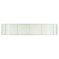 White-Gloss Solid Aluminum Fixed Bar Supply/Return Air Vent Grille E9023