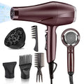 2000 Watt Negative Ionic Hair Dryer with Diffuser Concentrator Comb H6221