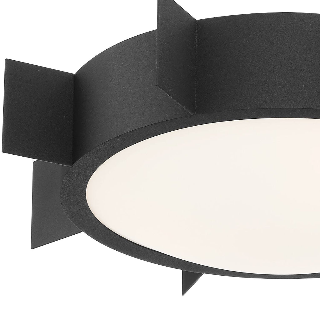 Black Forged Ceiling Mount E56714