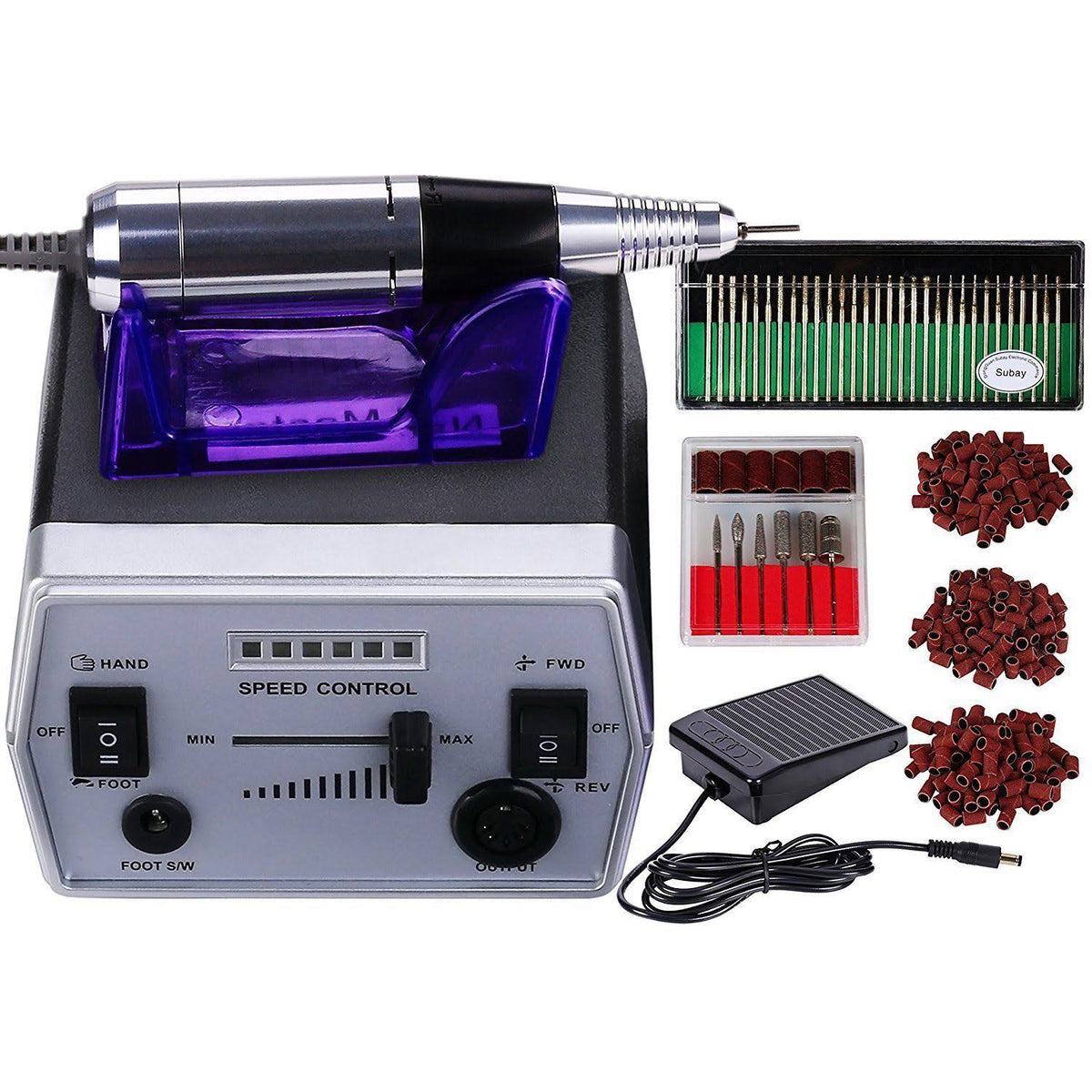 30000rpm Electric Nail File Drill Manicure Pedicure Machine L375