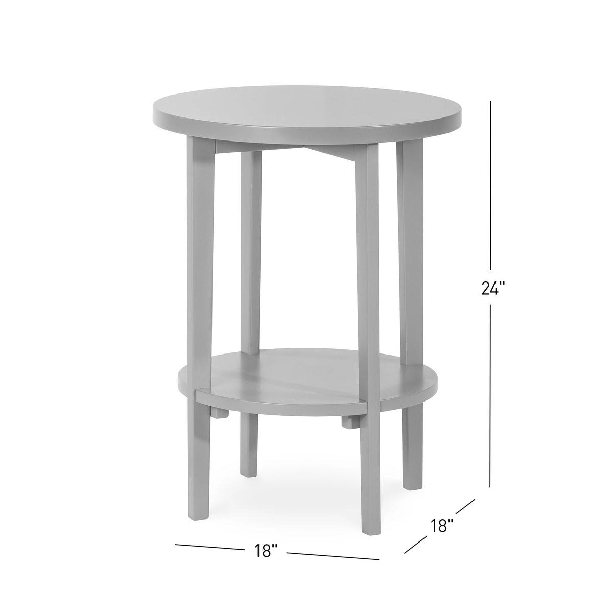 Cool Gray Side Table O8896